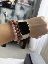 Breast Cancer Awareness Jewelry Opal Beaded Bracelet