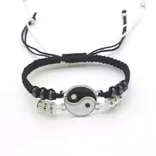2-piece Bracelet Rope Adjustable Chain Set