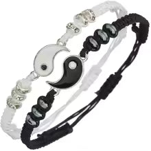 2-piece Bracelet Rope Adjustable Chain Set