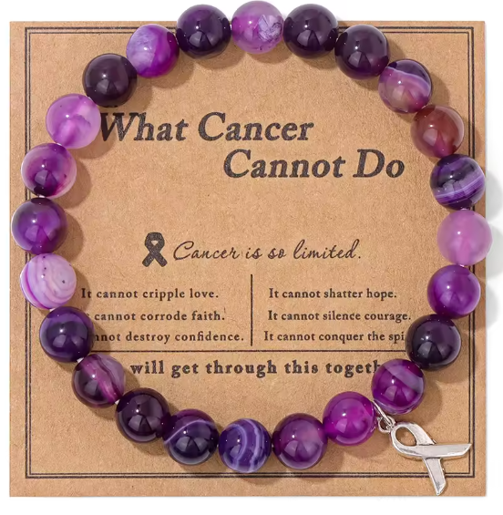 Breast Cancer Awareness Jewelry Opal Beaded Bracelet