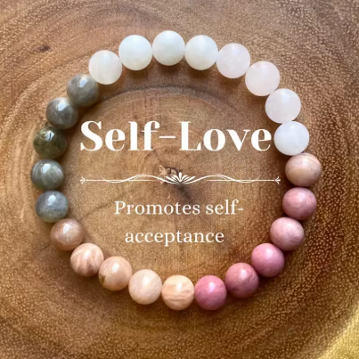 Natural Stone Symbolic Beaded Bracelet Women Men Anxiety Relief Protection